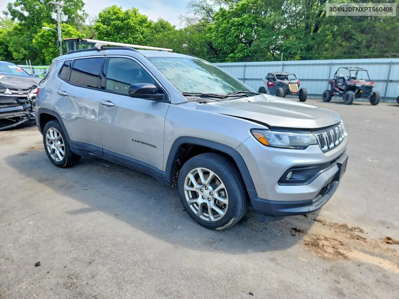 2023 Jeep Compass Latitude Lux VIN: 3C4NJDFNXPT560408 Lot: 58214846