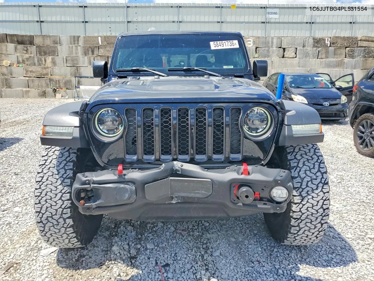2023 Jeep Gladiator Rubicon VIN: 1C6JJTBG4PL531554 Lot: 58491736