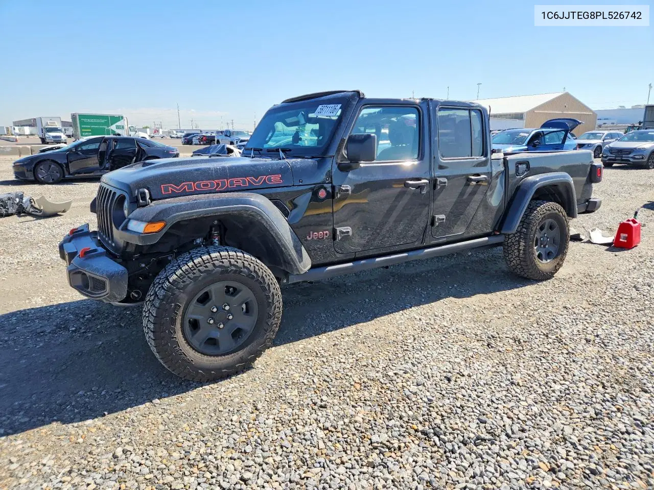 2023 Jeep Gladiator Mojave VIN: 1C6JJTEG8PL526742 Lot: 58711106