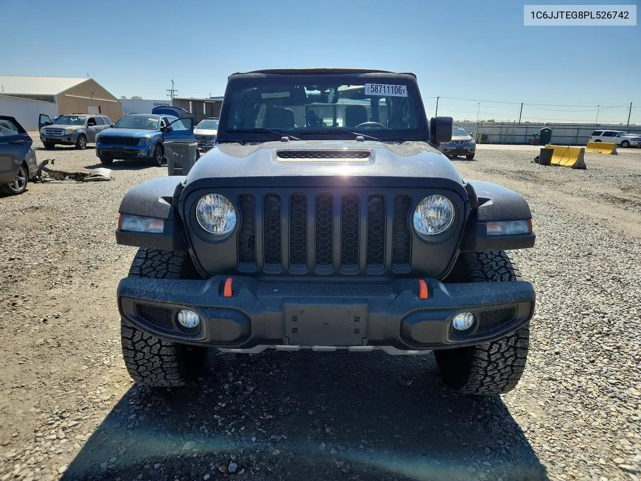 2023 Jeep Gladiator Mojave VIN: 1C6JJTEG8PL526742 Lot: 58711106