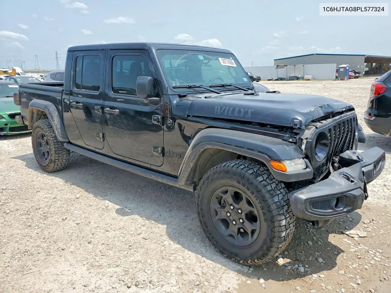 2023 Jeep Gladiator Sport VIN: 1C6HJTAG8PL577324 Lot: 58774566