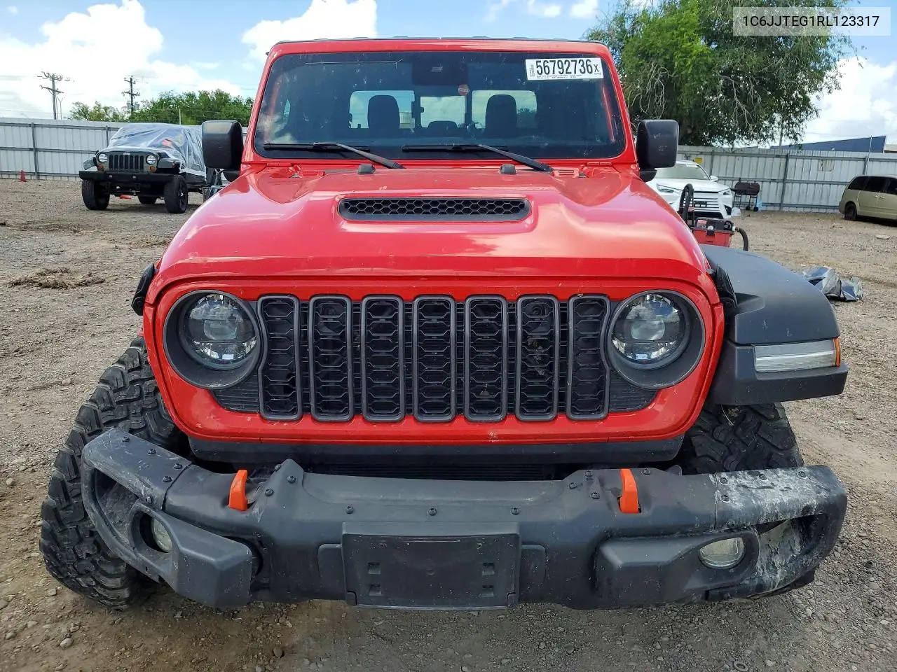 2024 Jeep Gladiator Mojave VIN: 1C6JJTEG1RL123317 Lot: 56792736