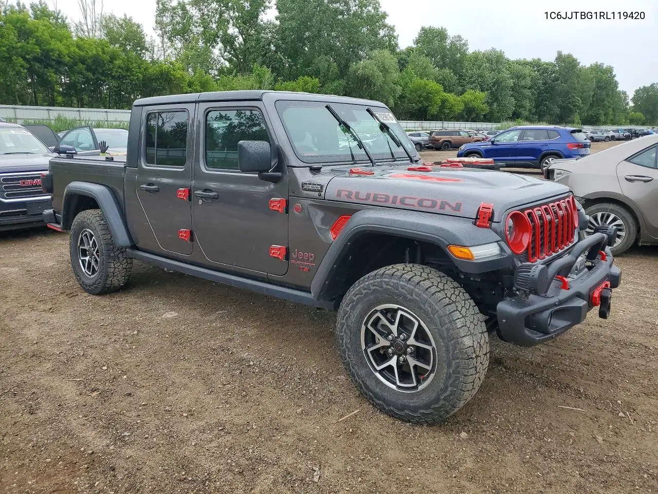 2024 Jeep Gladiator Rubicon VIN: 1C6JJTBG1RL119420 Lot: 57829816