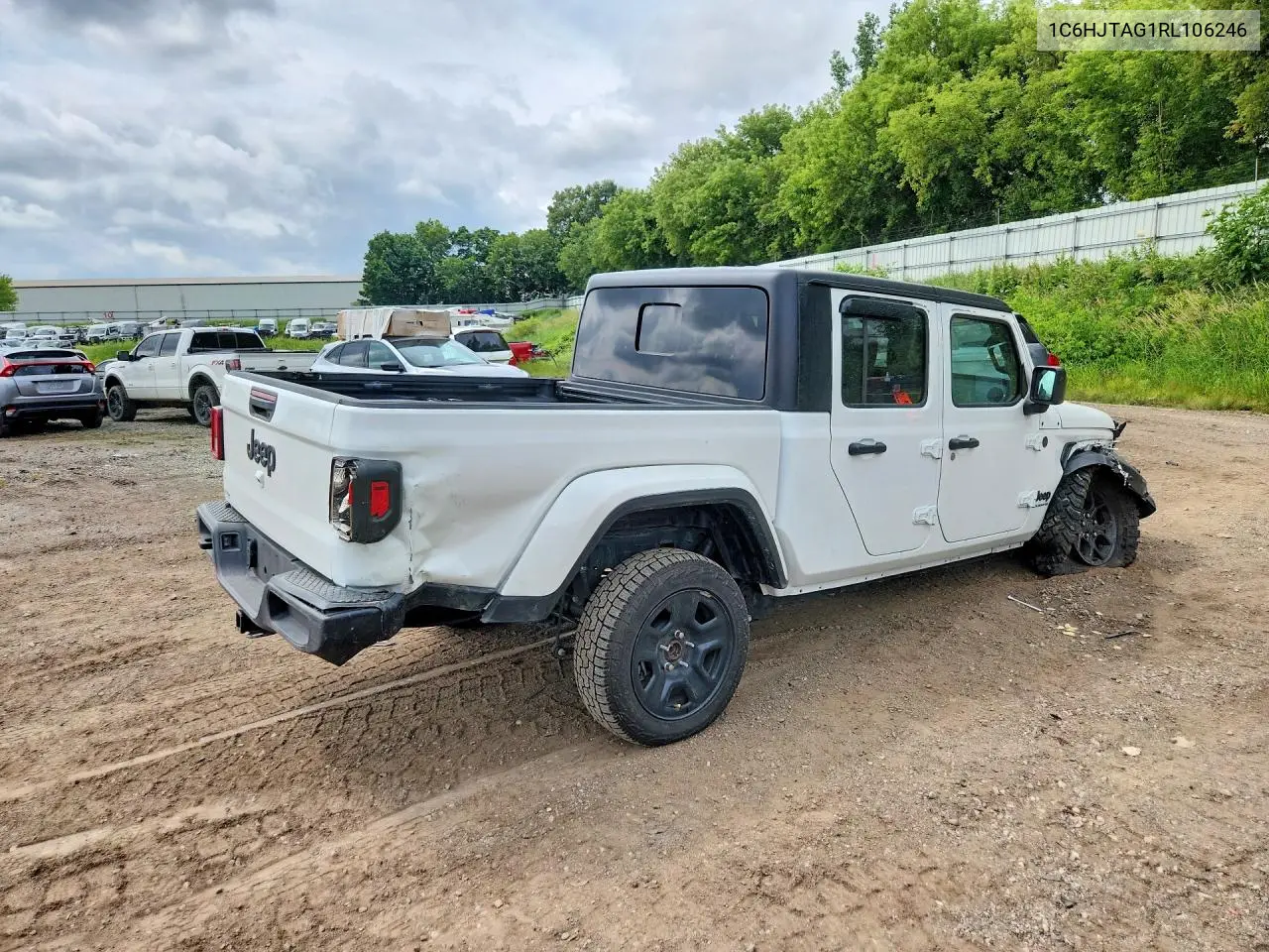2024 Jeep Gladiator Sport VIN: 1C6HJTAG1RL106246 Lot: 58899916
