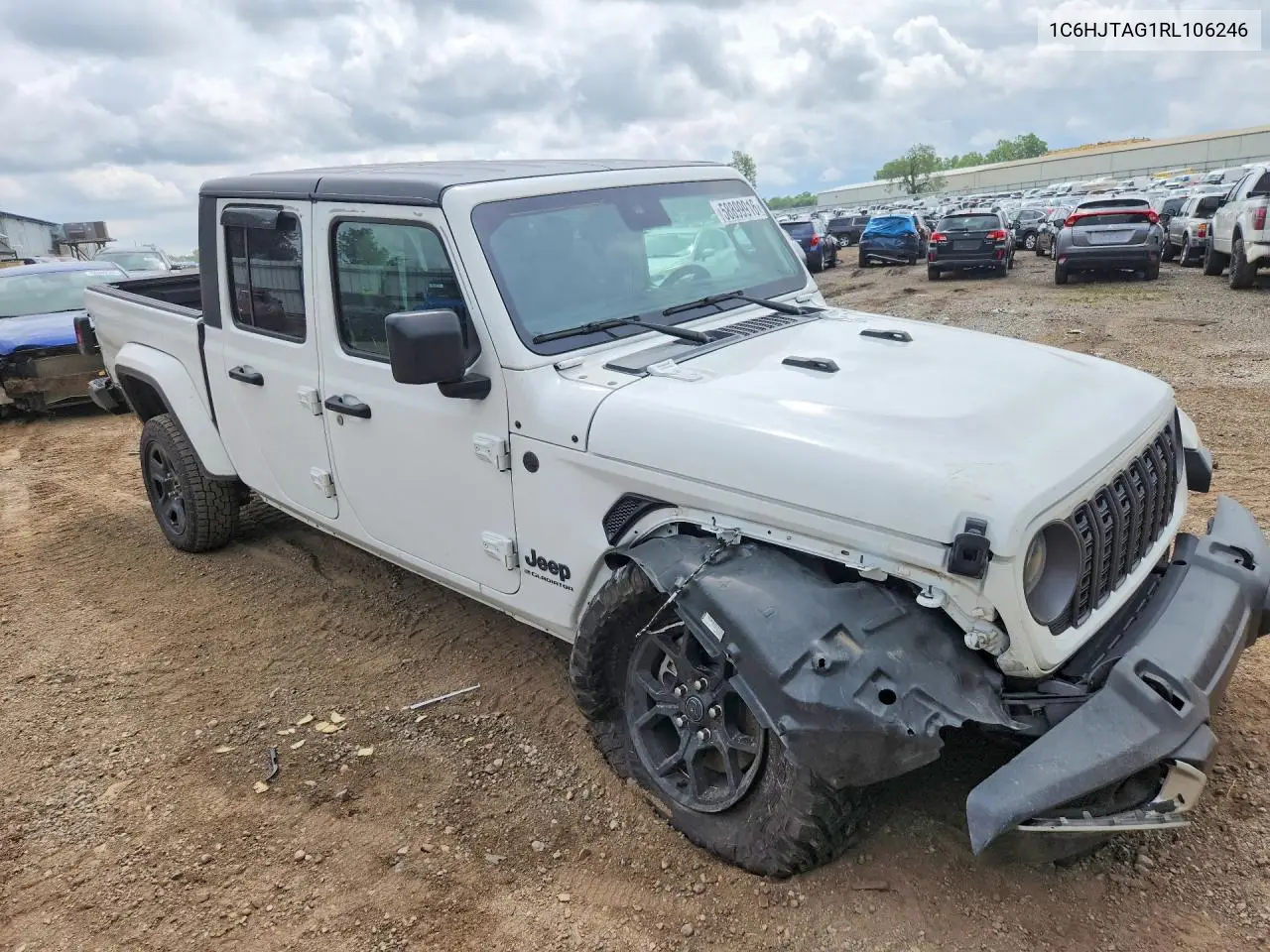 2024 Jeep Gladiator Sport VIN: 1C6HJTAG1RL106246 Lot: 58899916