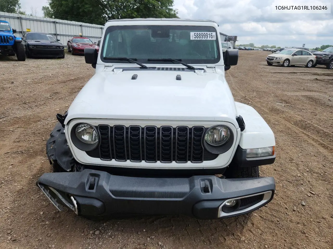 2024 Jeep Gladiator Sport VIN: 1C6HJTAG1RL106246 Lot: 58899916
