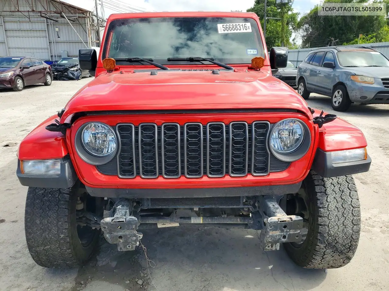 2025 Jeep Gladiator Sport VIN: 1C6PJTAG1SL505899 Lot: 56688316