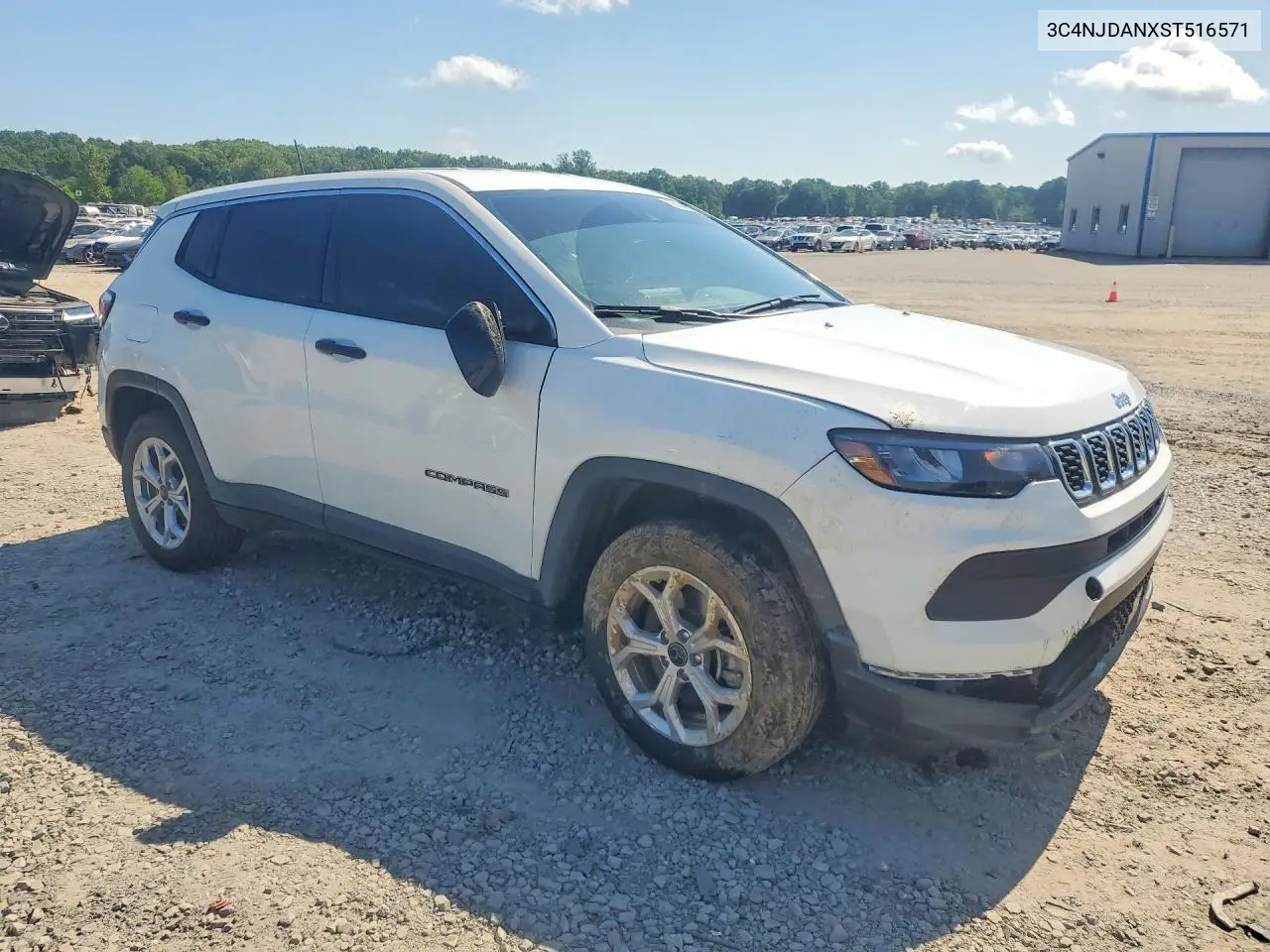 2025 Jeep Compass Sport VIN: 3C4NJDANXST516571 Lot: 56734326