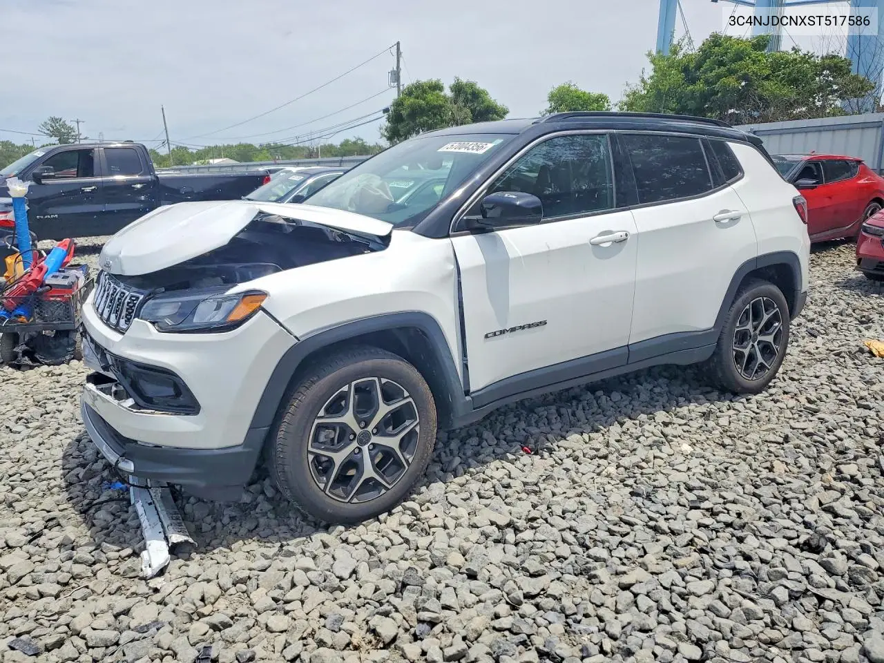 2025 Jeep Compass Limited VIN: 3C4NJDCNXST517586 Lot: 57004356