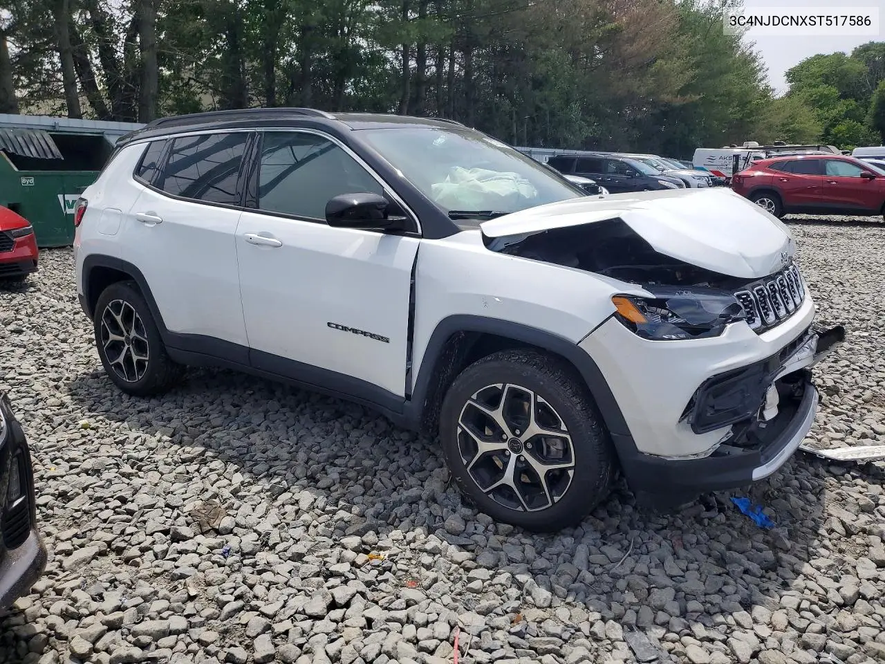 2025 Jeep Compass Limited VIN: 3C4NJDCNXST517586 Lot: 57004356