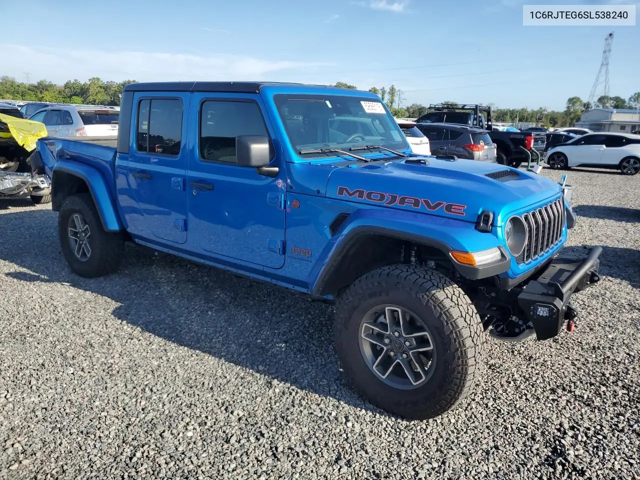 2025 Jeep Gladiator Mojave VIN: 1C6RJTEG6SL538240 Lot: 59588116
