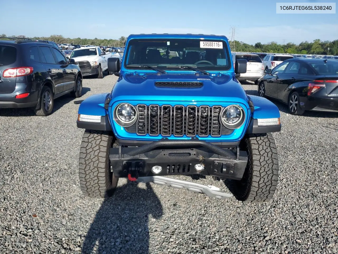 2025 Jeep Gladiator Mojave VIN: 1C6RJTEG6SL538240 Lot: 59588116