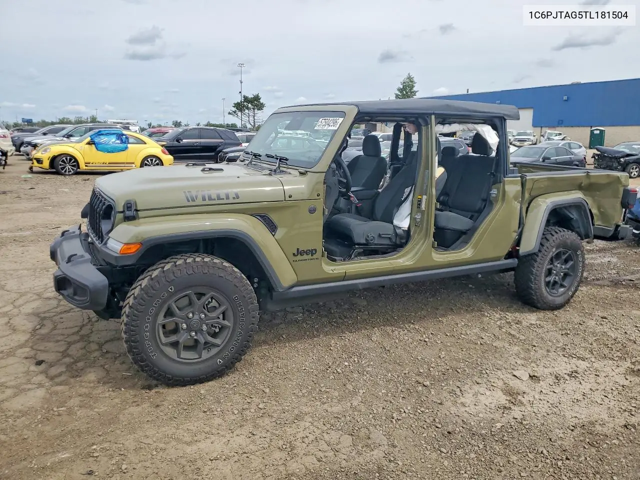 2026 Jeep Gladiator Sport VIN: 1C6PJTAG5TL181504 Lot: 57504296