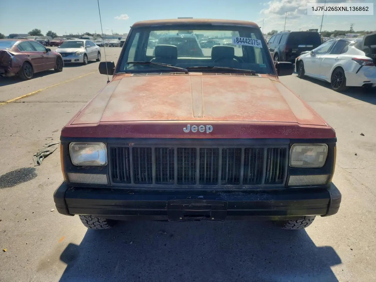 1J7FJ26SXNL136862 1992 Jeep Comanche