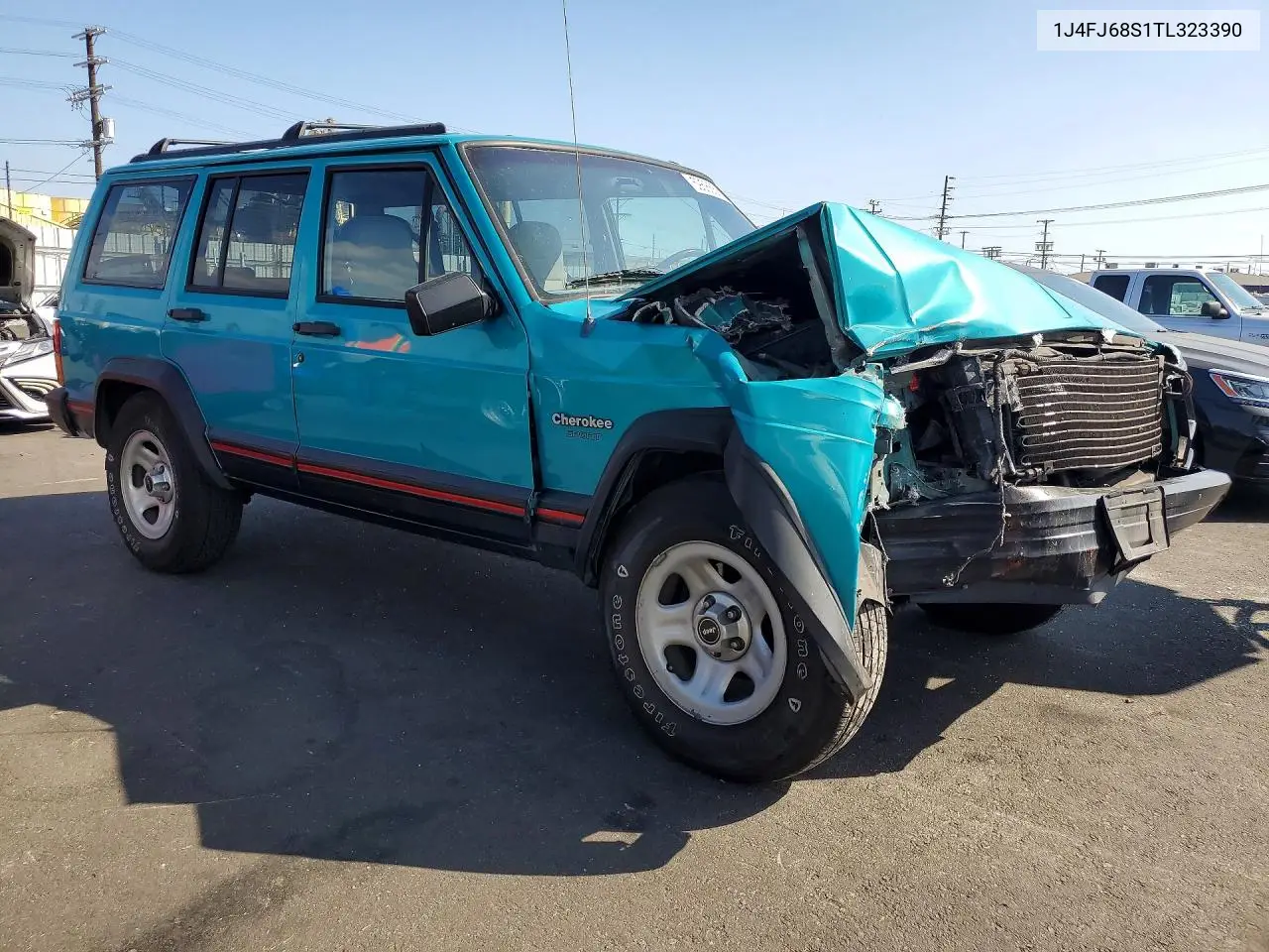 1996 Jeep Cherokee Sport VIN: 1J4FJ68S1TL323390 Lot: 59585566