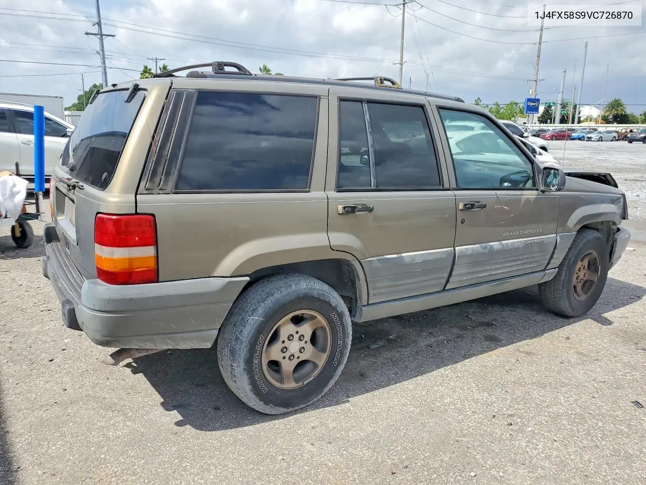 1997 Jeep Grand Cherokee Laredo VIN: 1J4FX58S9VC726870 Lot: 61780386