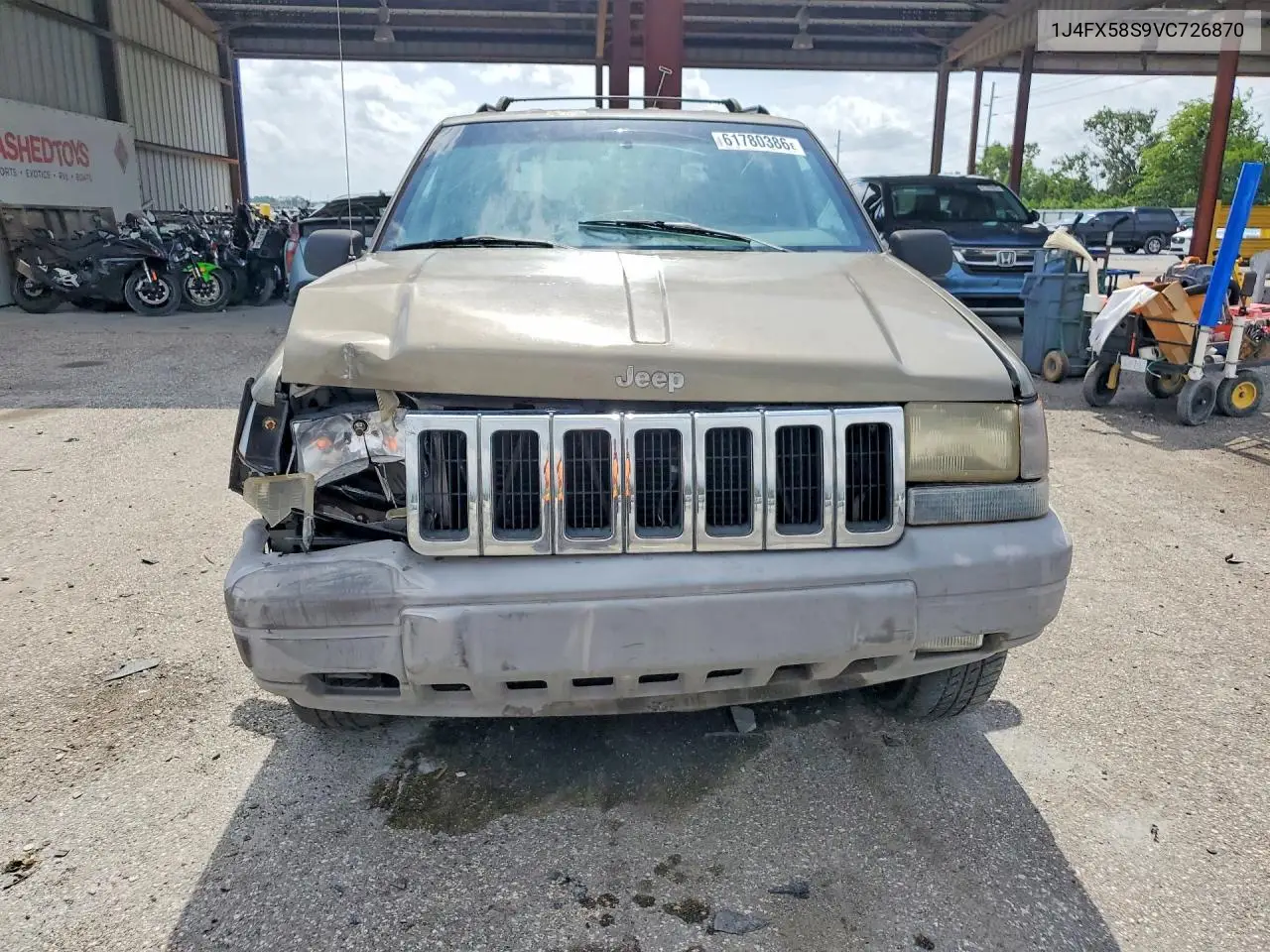 1997 Jeep Grand Cherokee Laredo VIN: 1J4FX58S9VC726870 Lot: 61780386