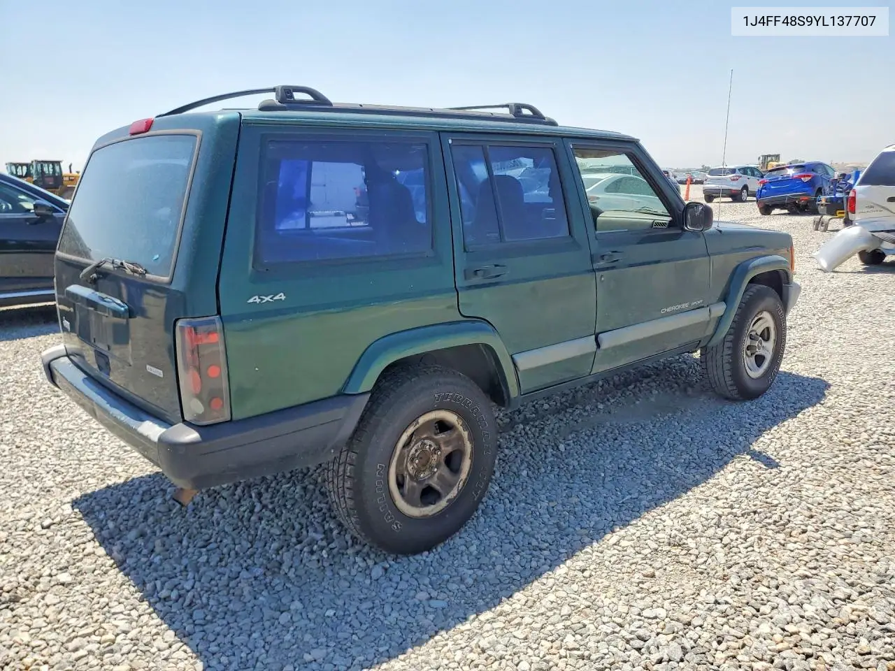 2000 Jeep Cherokee Sport VIN: 1J4FF48S9YL137707 Lot: 62236386