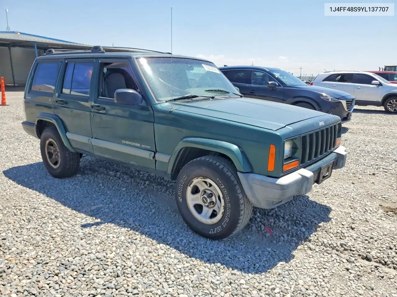 2000 Jeep Cherokee Sport VIN: 1J4FF48S9YL137707 Lot: 62236386