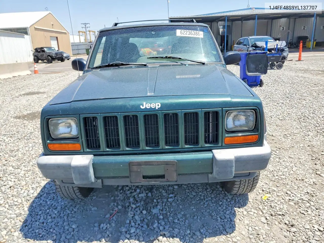 2000 Jeep Cherokee Sport VIN: 1J4FF48S9YL137707 Lot: 62236386