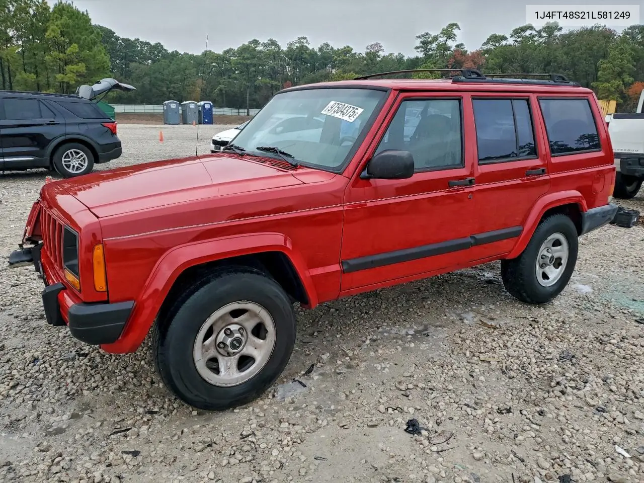 1J4FT48S21L581249 2001 Jeep Cherokee Sport