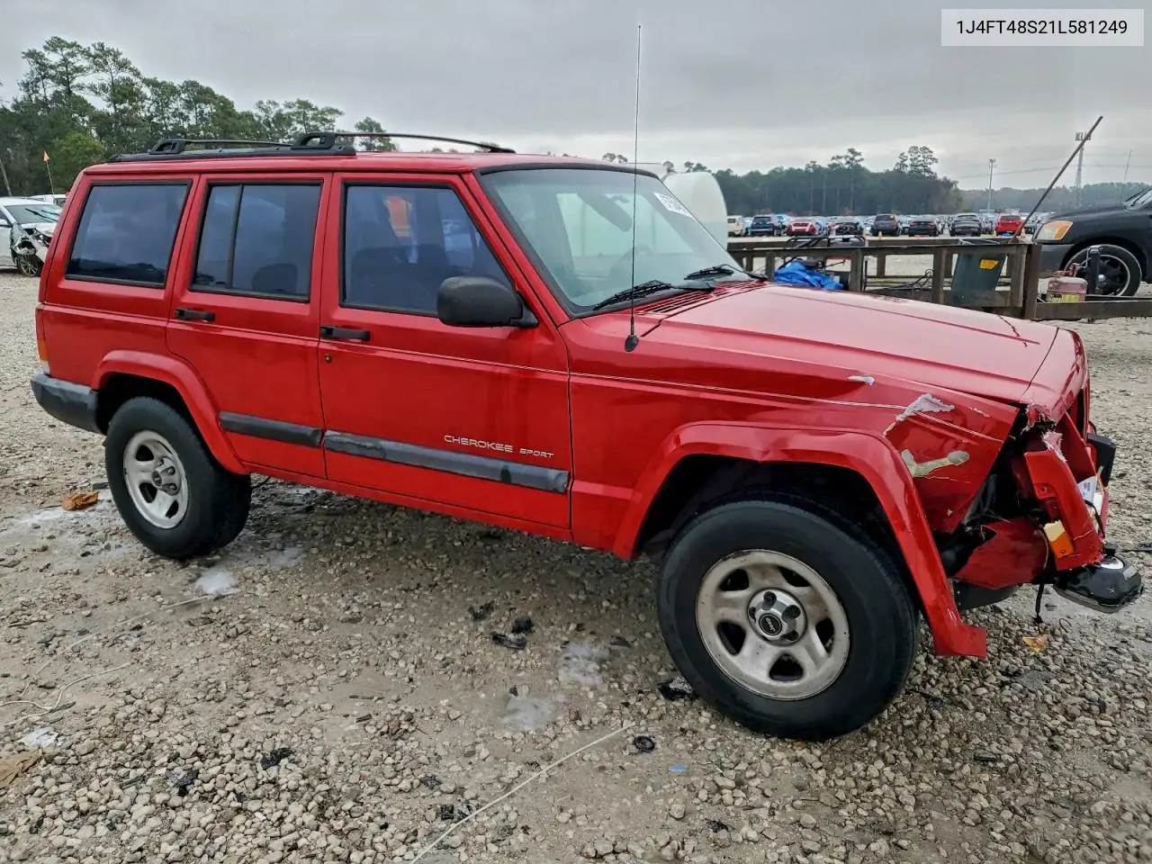 1J4FT48S21L581249 2001 Jeep Cherokee Sport