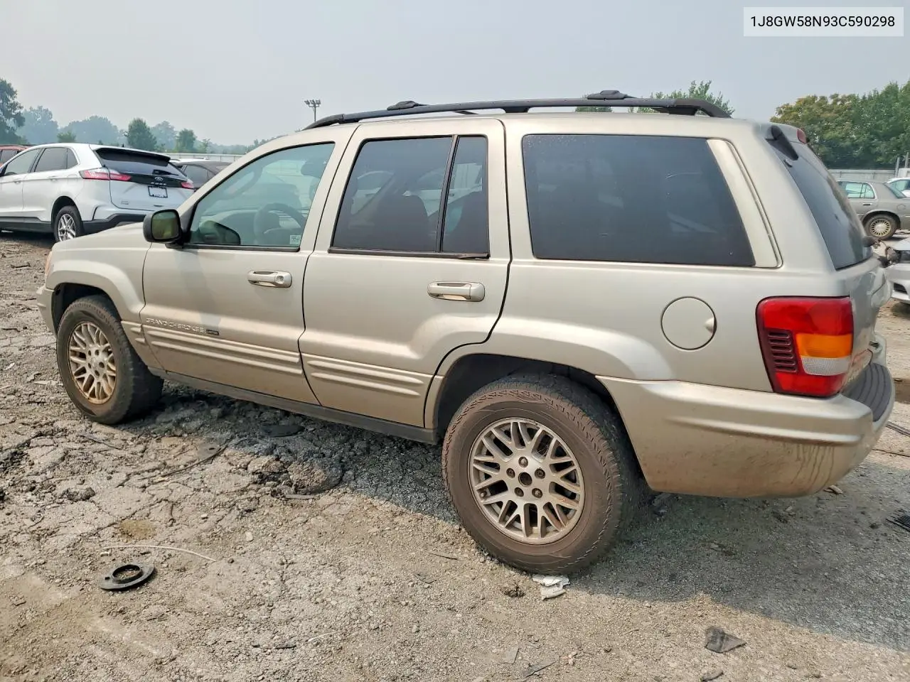2003 Jeep Grand Cherokee Limited VIN: 1J8GW58N93C590298 Lot: 61071736