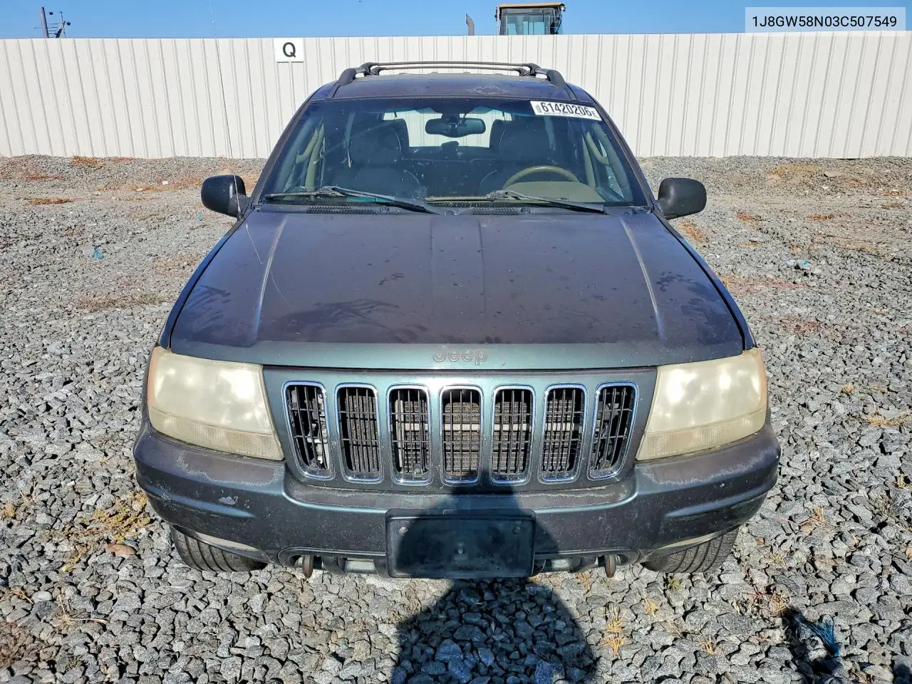 2003 Jeep Grand Cherokee Limited VIN: 1J8GW58N03C507549 Lot: 61420206