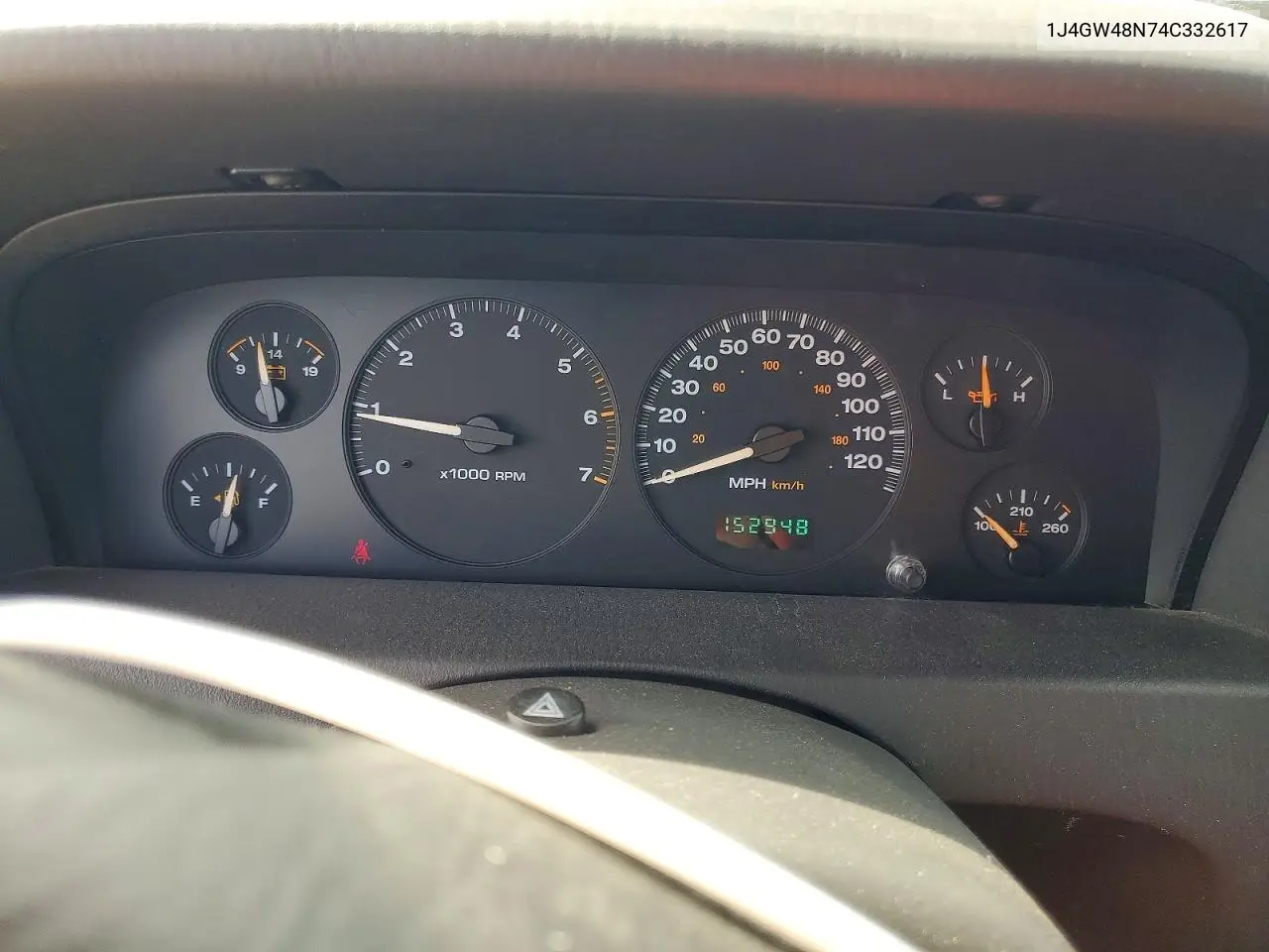 2004 Jeep Grand Cherokee Laredo VIN: 1J4GW48N74C332617 Lot: 50179846