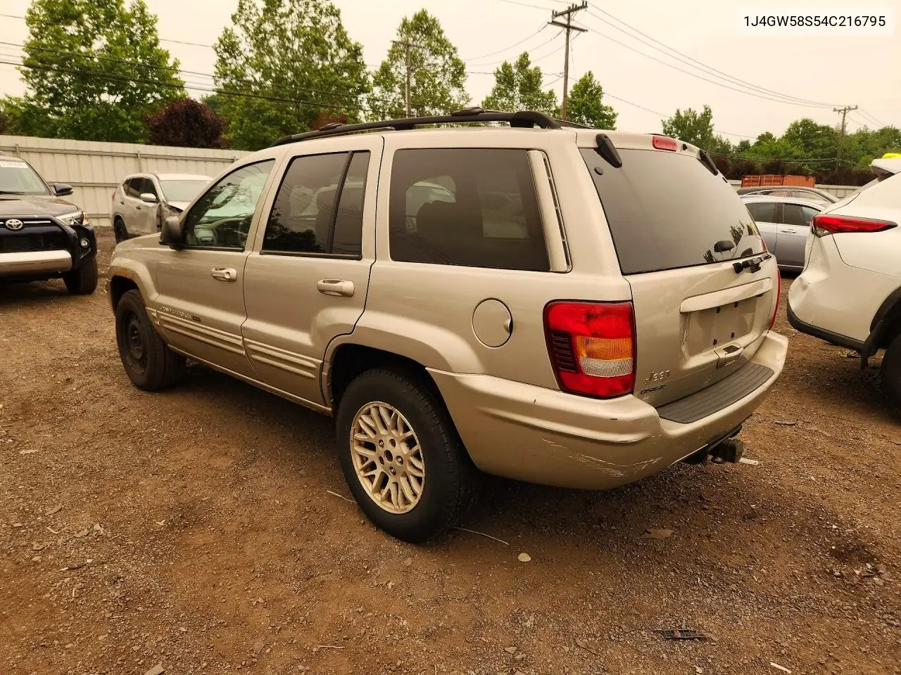 2004 Jeep Grand Cherokee Limited VIN: 1J4GW58S54C216795 Lot: 61246286