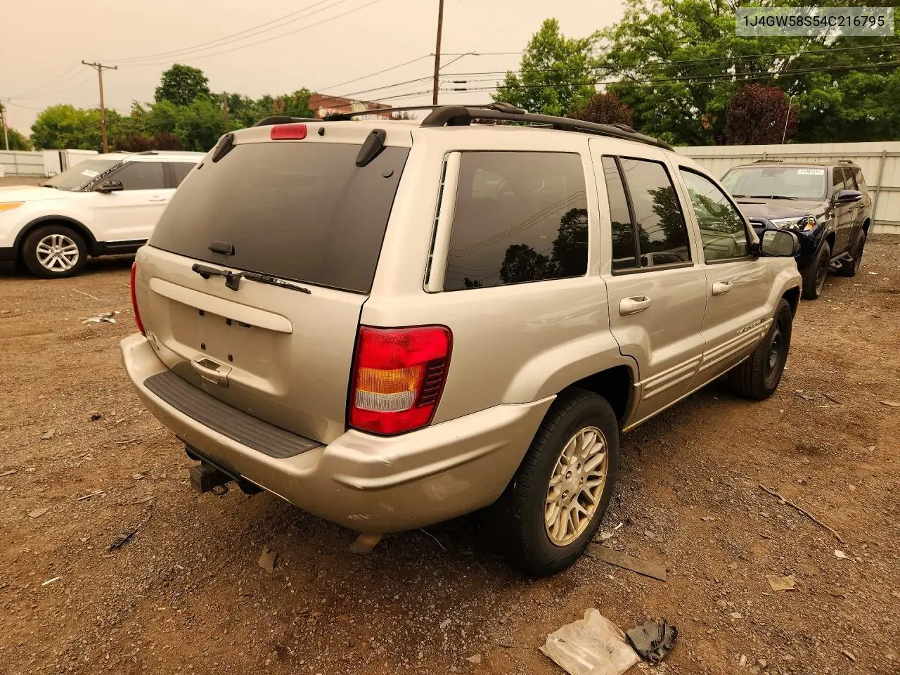 2004 Jeep Grand Cherokee Limited VIN: 1J4GW58S54C216795 Lot: 61246286