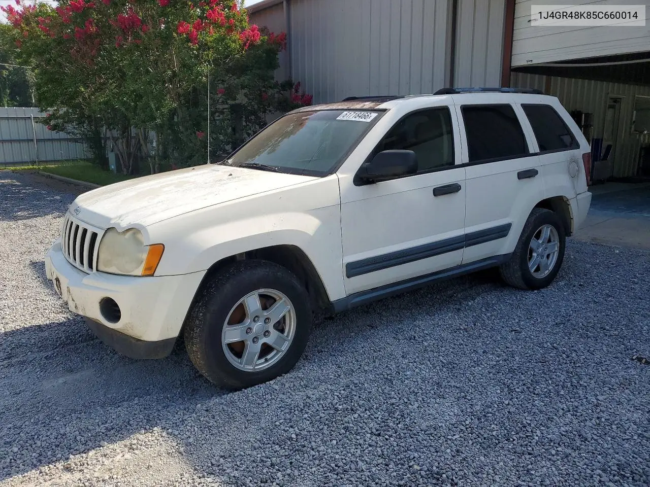 2005 Jeep Grand Cherokee Laredo VIN: 1J4GR48K85C660014 Lot: 61718466