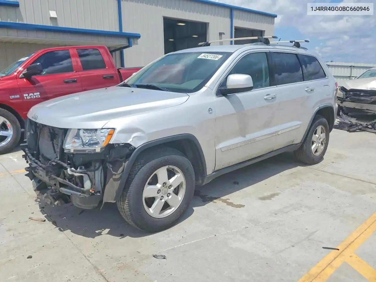 2011 Jeep Grand Cherokee Laredo VIN: 1J4RR4GG0BC660946 Lot: 54527206