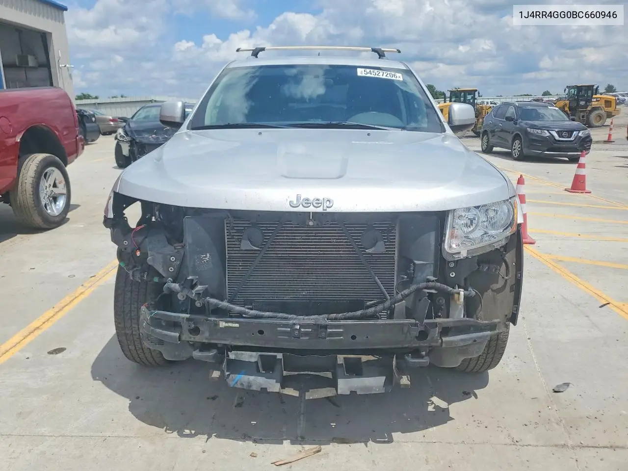2011 Jeep Grand Cherokee Laredo VIN: 1J4RR4GG0BC660946 Lot: 54527206