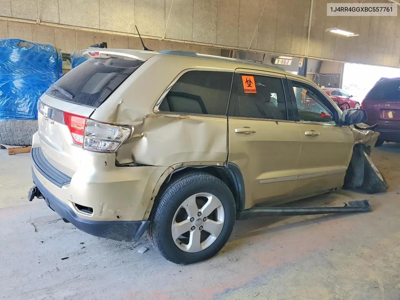 2011 Jeep Grand Cherokee Laredo VIN: 1J4RR4GGXBC557761 Lot: 59242246