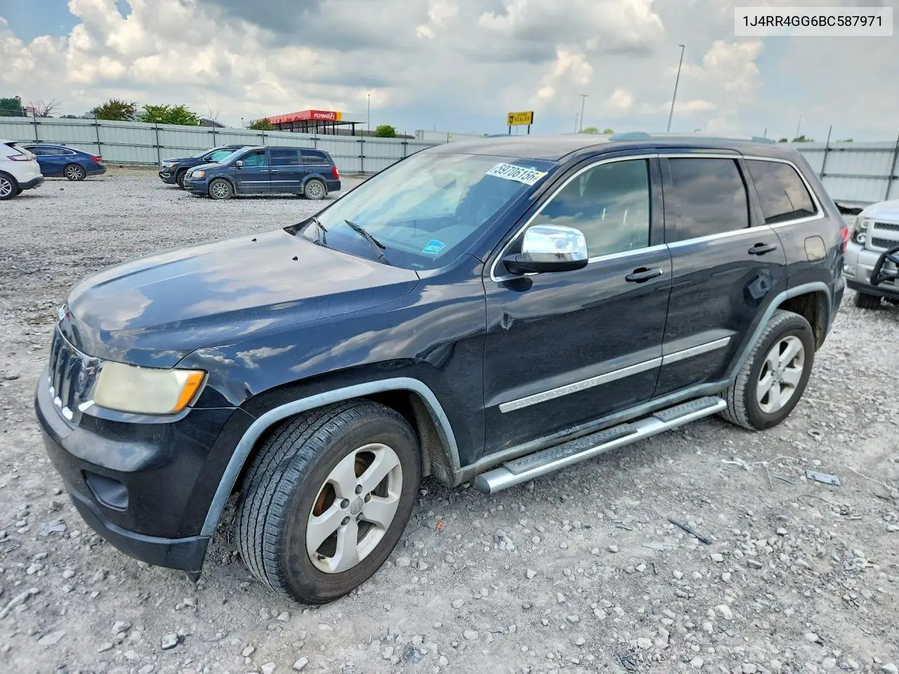 2011 Jeep Grand Cherokee Laredo VIN: 1J4RR4GG6BC587971 Lot: 59706156