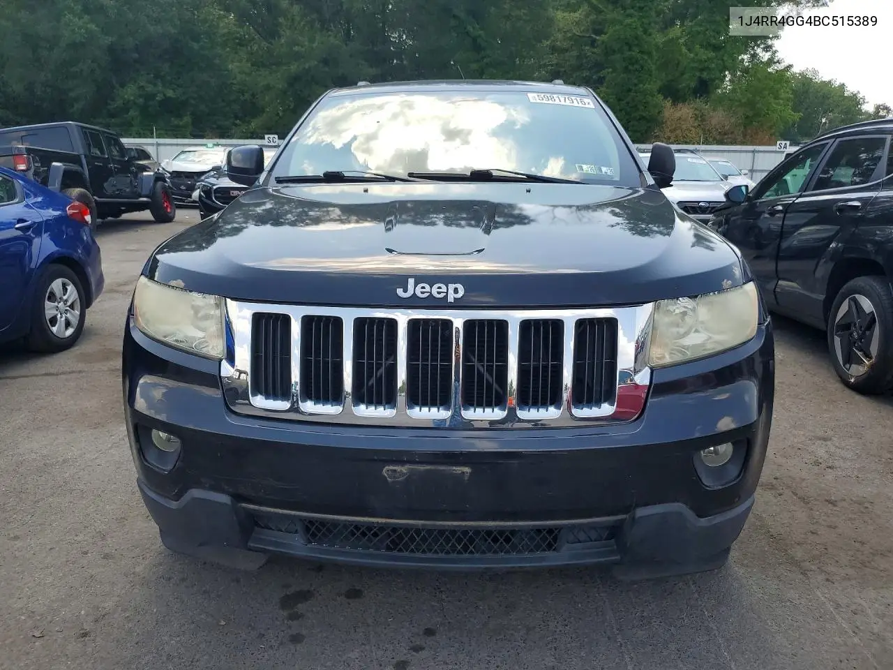 2011 Jeep Grand Cherokee Laredo VIN: 1J4RR4GG4BC515389 Lot: 59817916