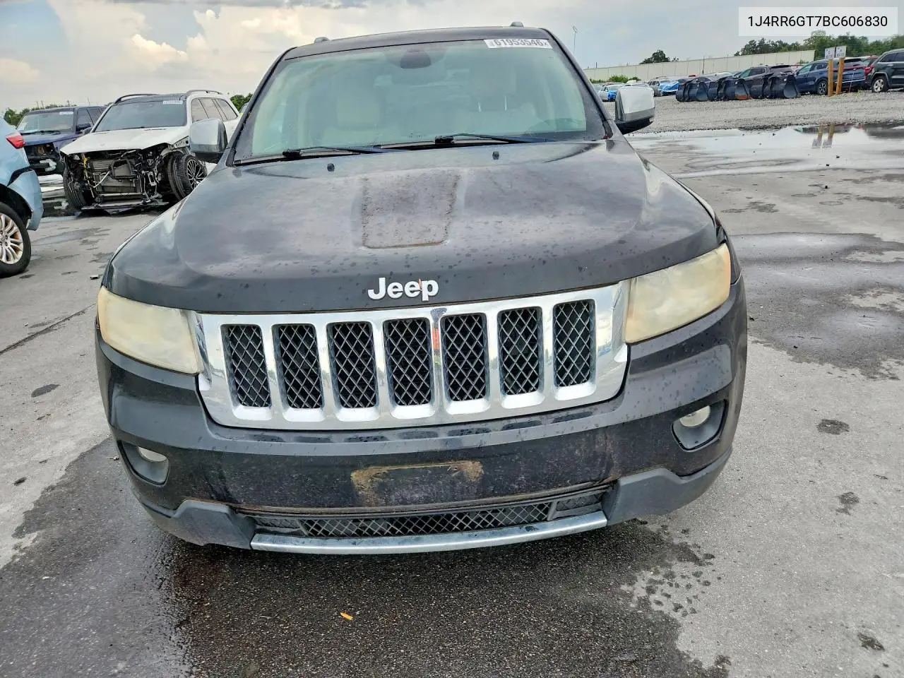 2011 Jeep Grand Cherokee Overland VIN: 1J4RR6GT7BC606830 Lot: 61953546