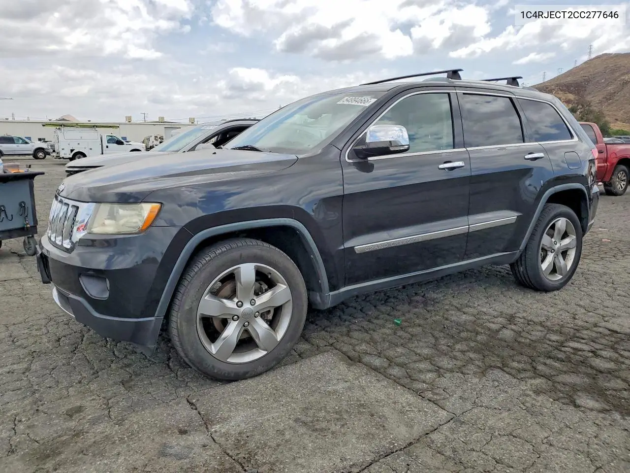 2012 Jeep Grand Cherokee Overland VIN: 1C4RJECT2CC277646 Lot: 54994666