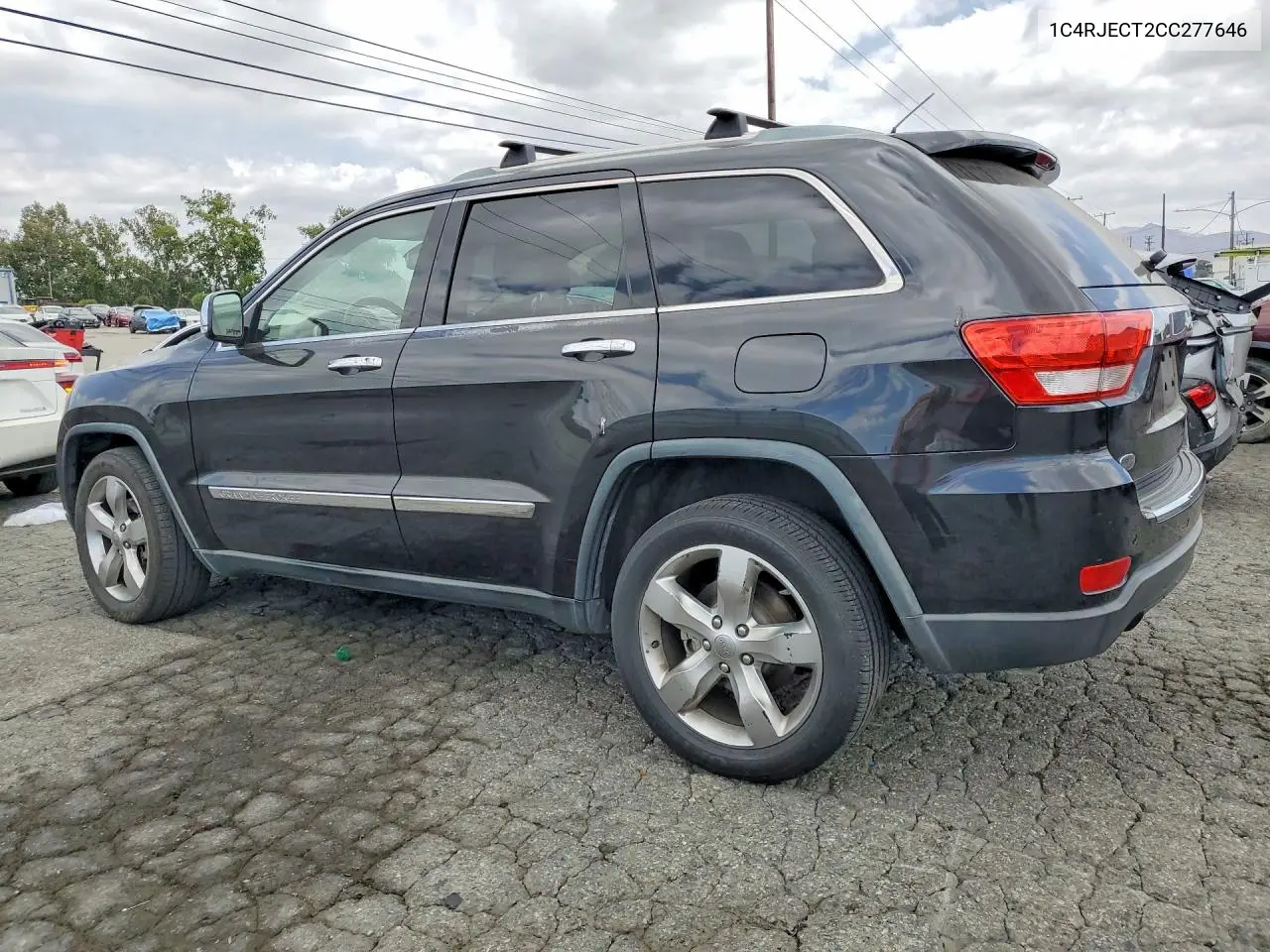 2012 Jeep Grand Cherokee Overland VIN: 1C4RJECT2CC277646 Lot: 54994666