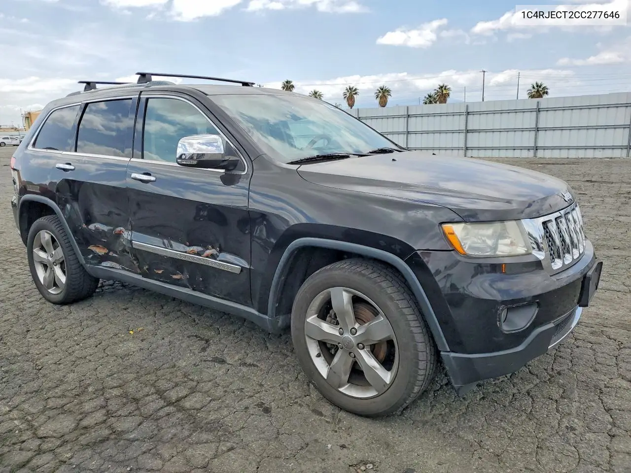 2012 Jeep Grand Cherokee Overland VIN: 1C4RJECT2CC277646 Lot: 54994666
