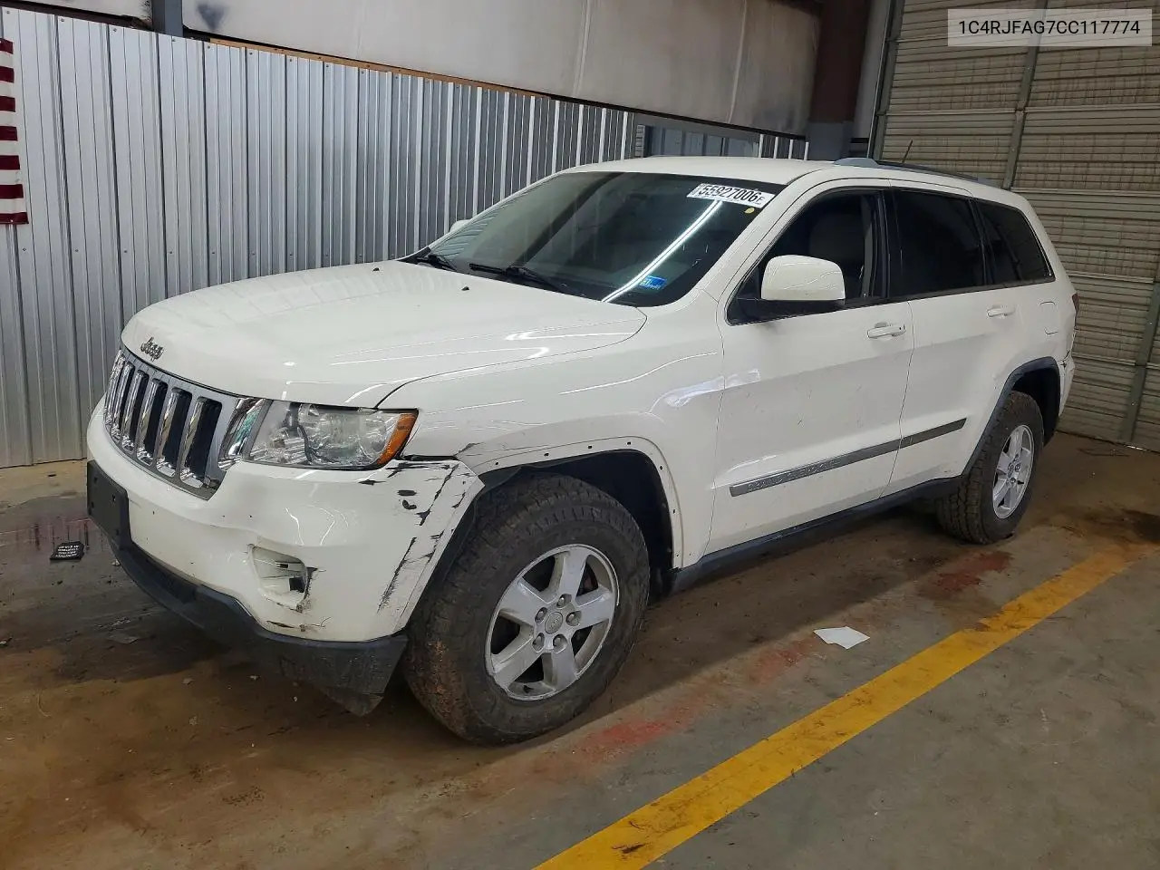 1C4RJFAG7CC117774 2012 Jeep Grand Cherokee Laredo