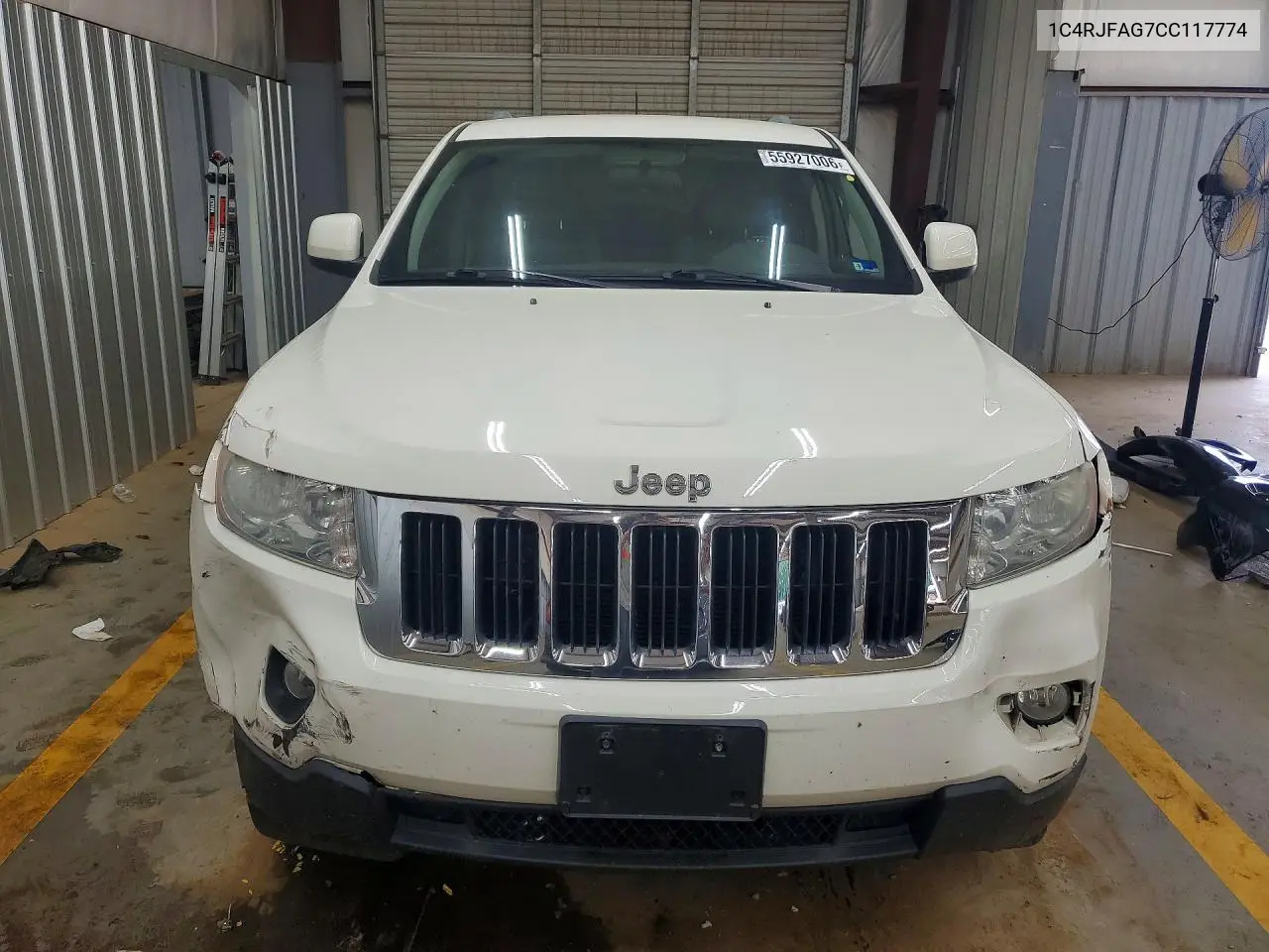 1C4RJFAG7CC117774 2012 Jeep Grand Cherokee Laredo