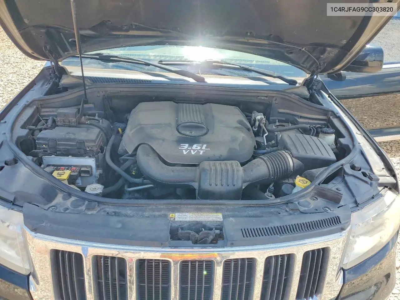 2012 Jeep Grand Cherokee Laredo VIN: 1C4RJFAG9CC303820 Lot: 60040776