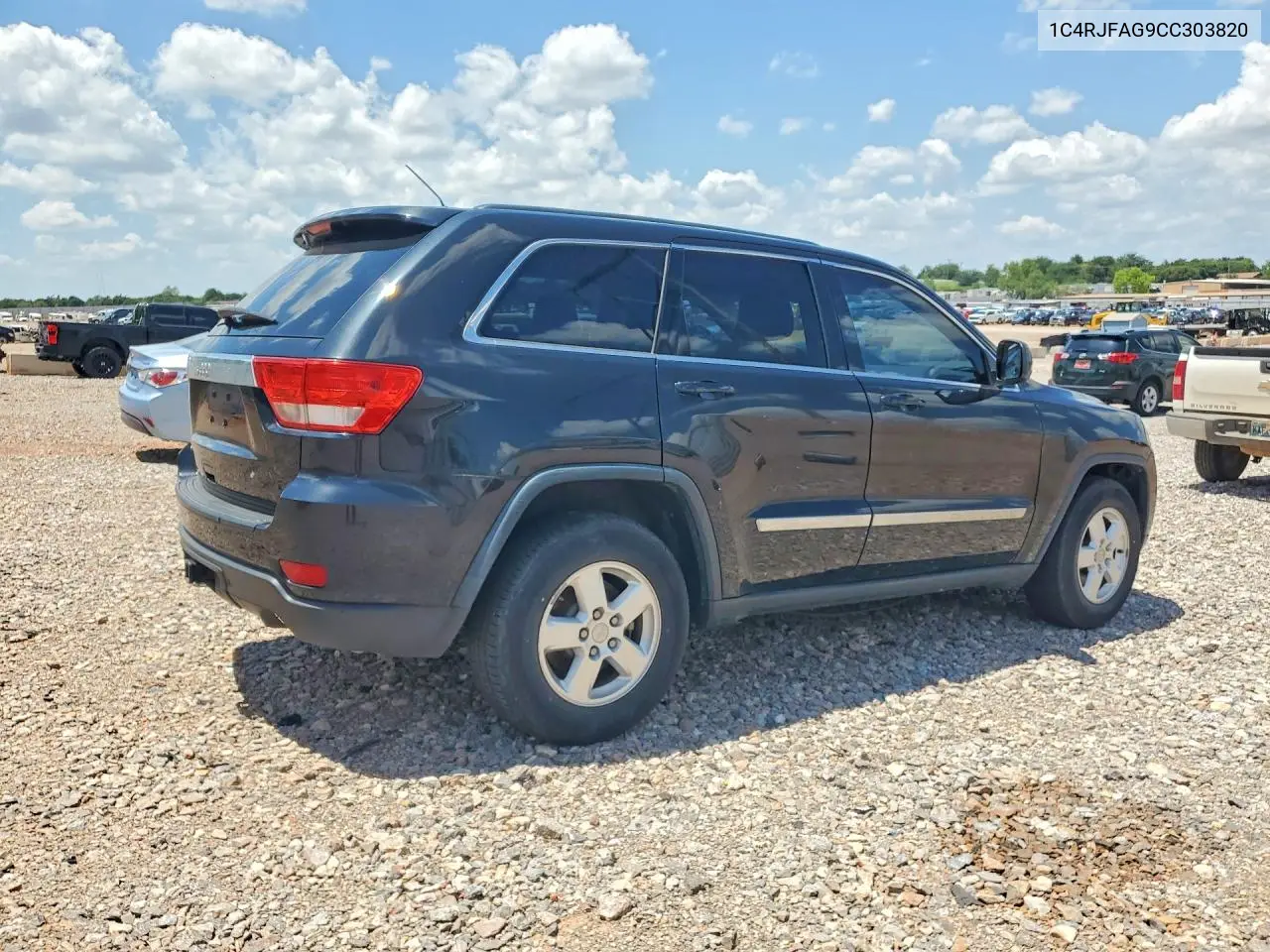 2012 Jeep Grand Cherokee Laredo VIN: 1C4RJFAG9CC303820 Lot: 60040776