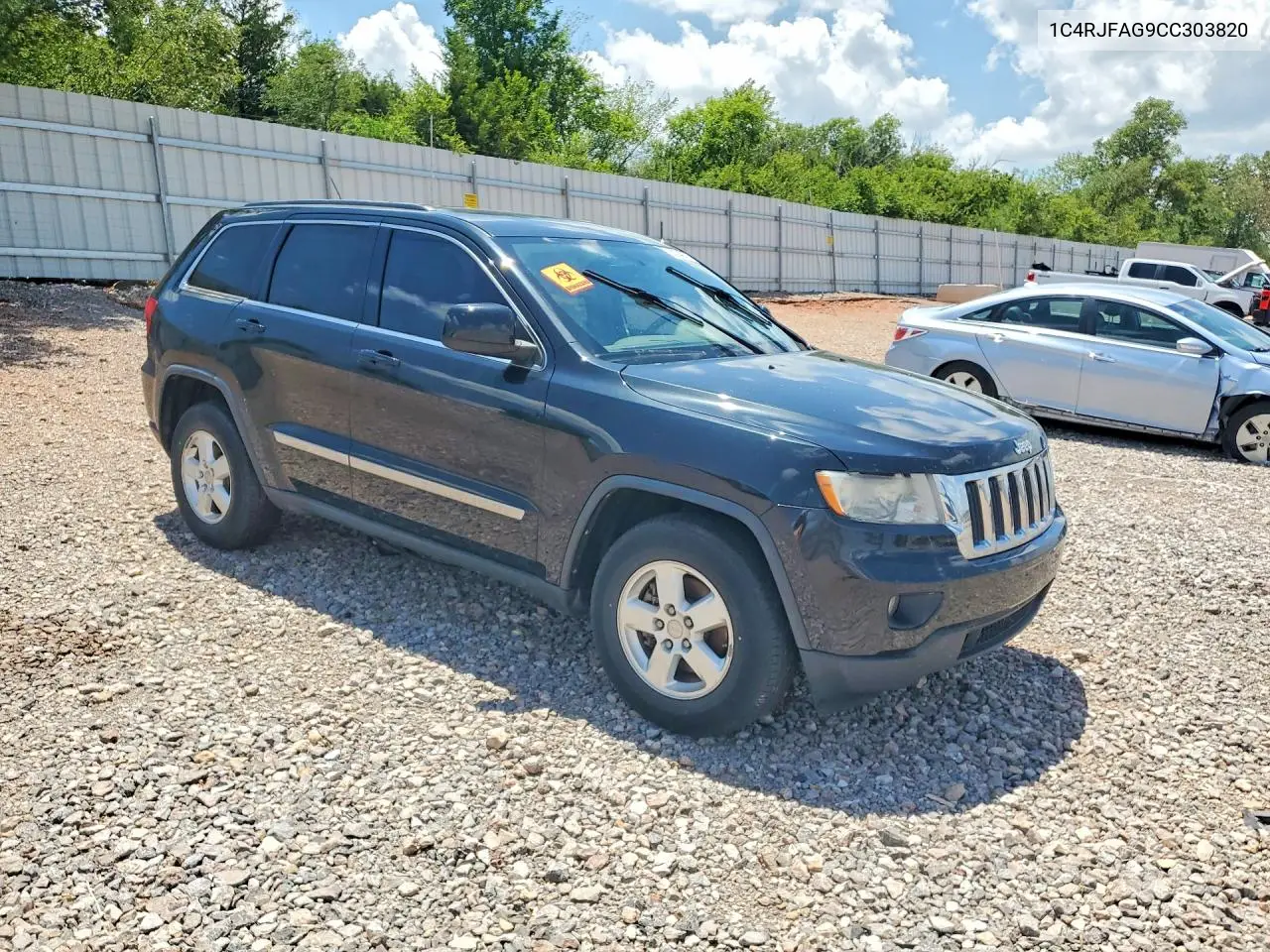 2012 Jeep Grand Cherokee Laredo VIN: 1C4RJFAG9CC303820 Lot: 60040776