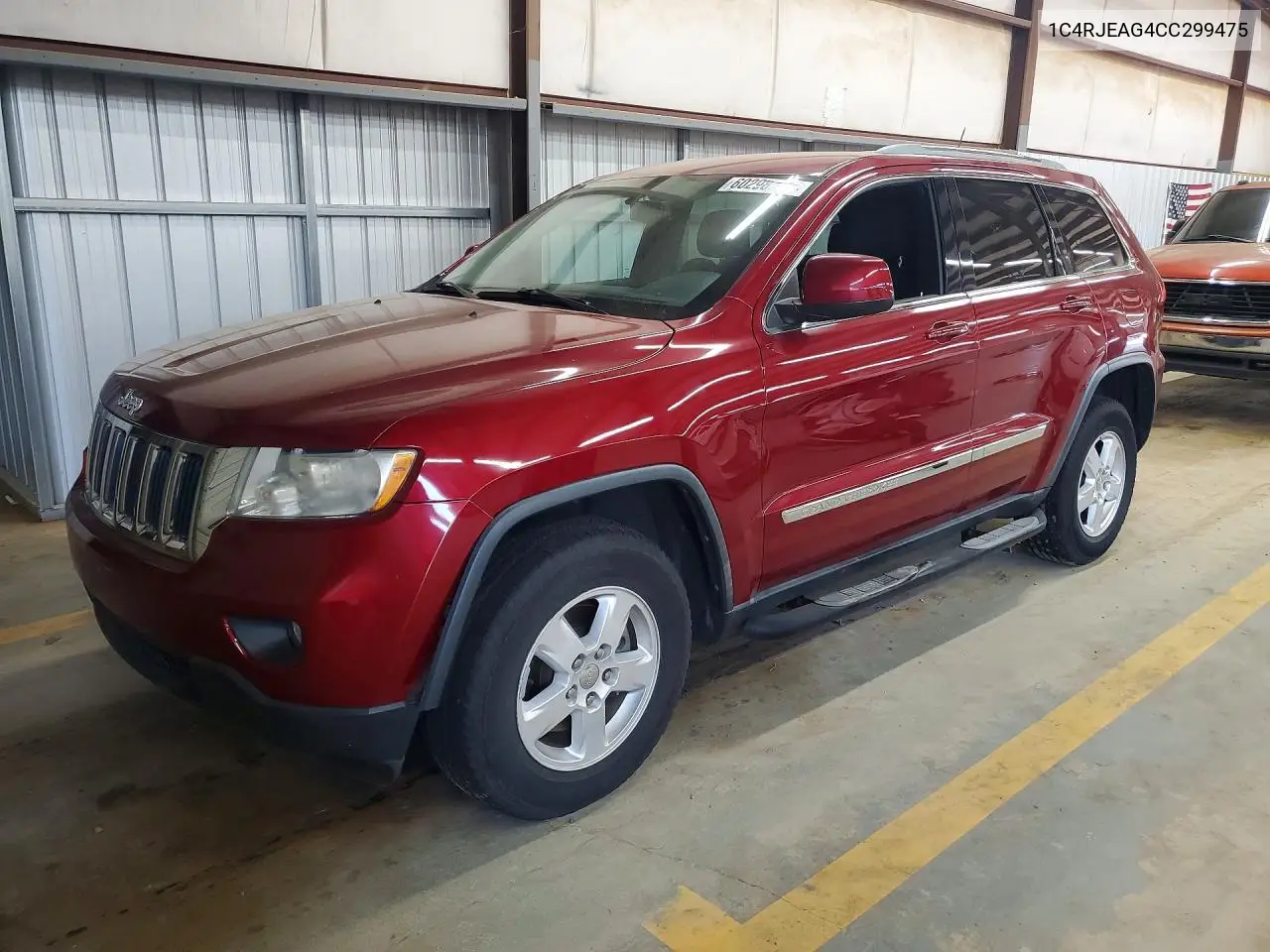 2012 Jeep Grand Cherokee Laredo VIN: 1C4RJEAG4CC299475 Lot: 60298796
