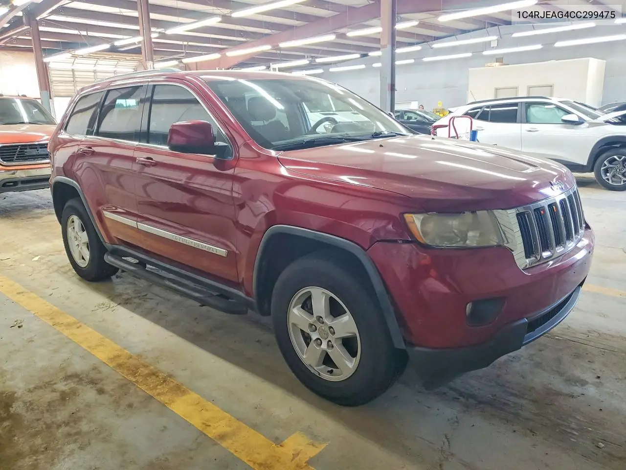 2012 Jeep Grand Cherokee Laredo VIN: 1C4RJEAG4CC299475 Lot: 60298796