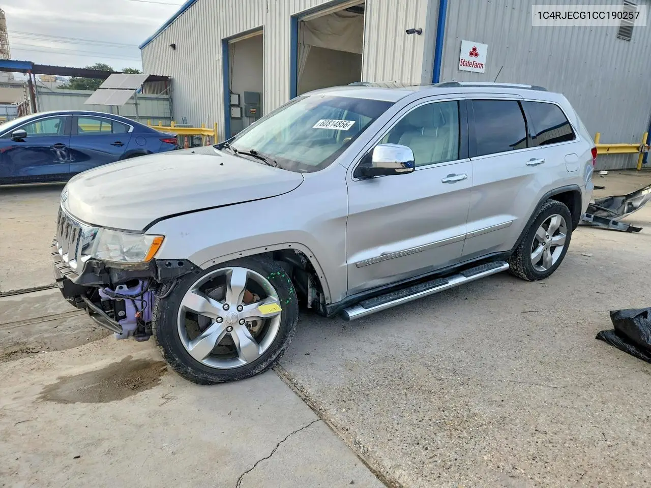 2012 Jeep Grand Cherokee Overland VIN: 1C4RJECG1CC190257 Lot: 60814856