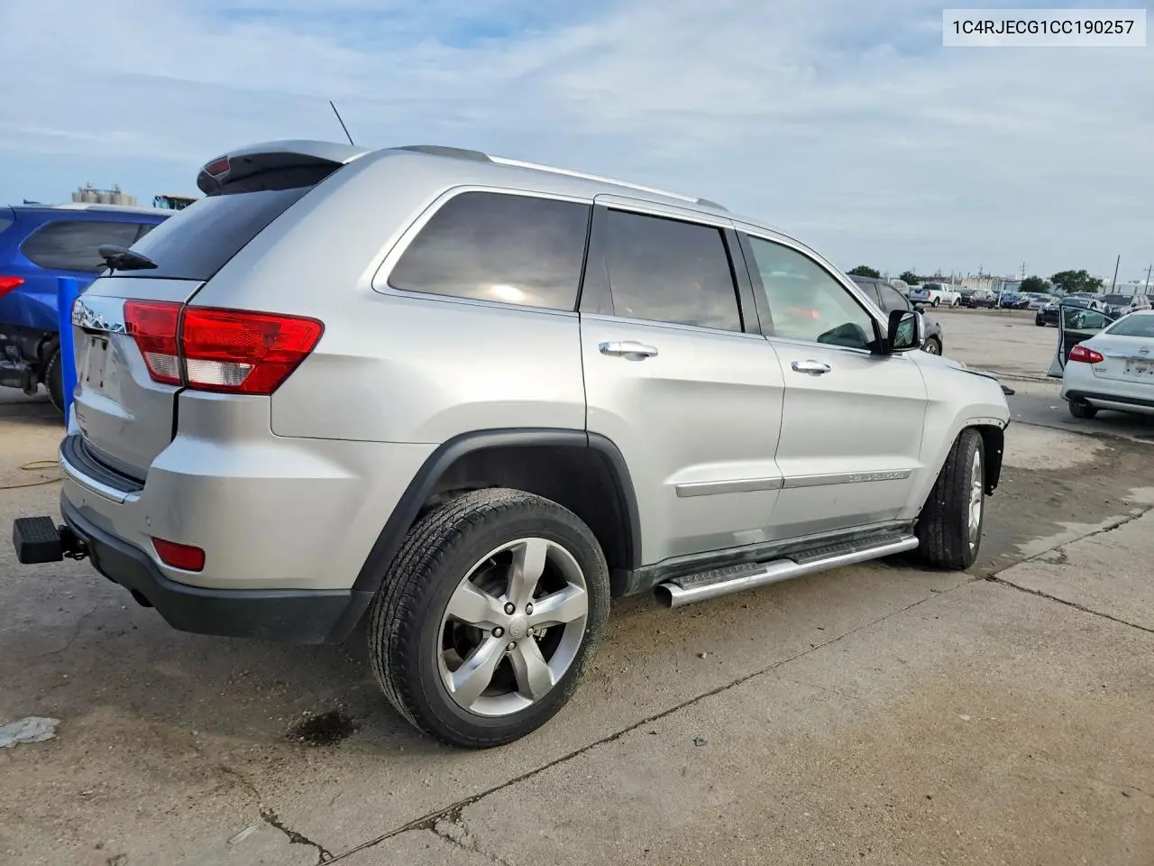 2012 Jeep Grand Cherokee Overland VIN: 1C4RJECG1CC190257 Lot: 60814856